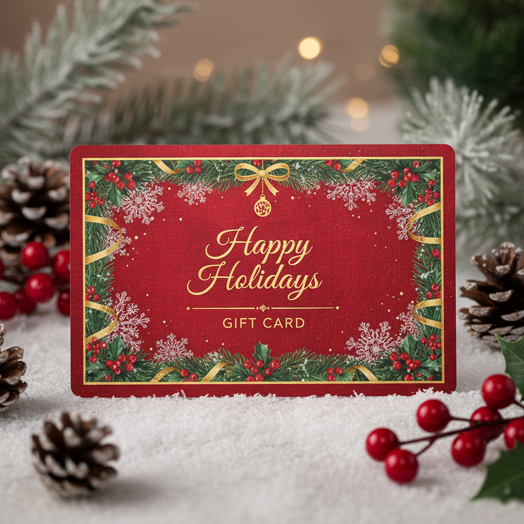 Christmas Themed Gift Card