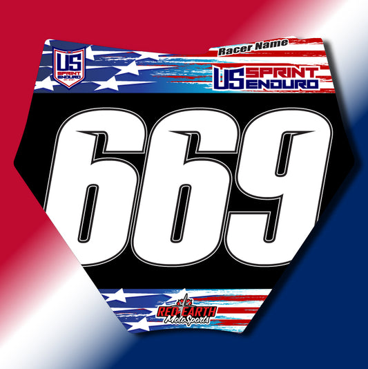 Number Plate (Front) - US Sprint Enduro